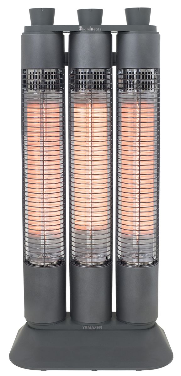 YAMAZENヤマゼン DC-ZT12-GM 電気ストーブ【カーボンヒーター】 DCZT12GM