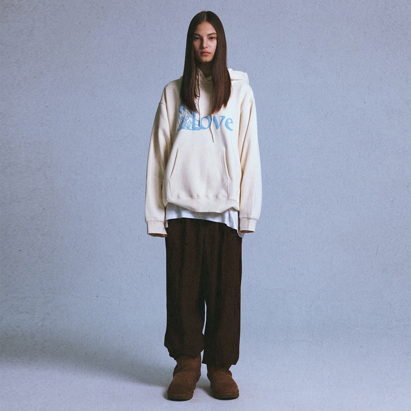 LOVE HOODIE(IVORY)