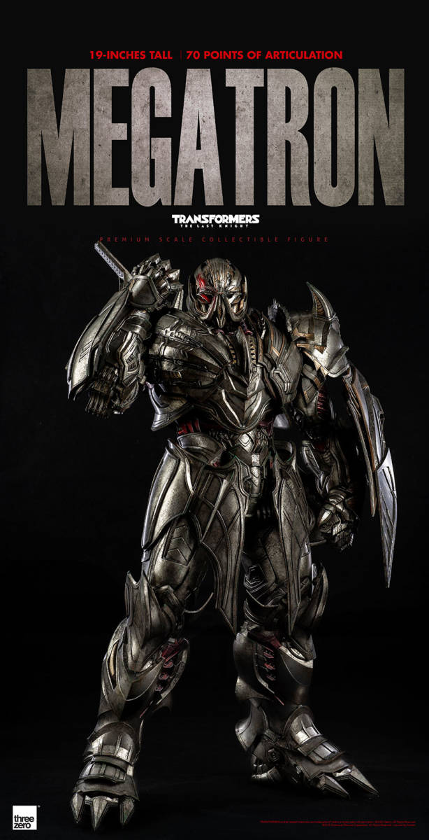 SALE!Threezero トランスフォーマー 最後の騎士王 プレミアム メガトロン DX.Ver 未開封新品 3Z0383 スリーゼロTOYS