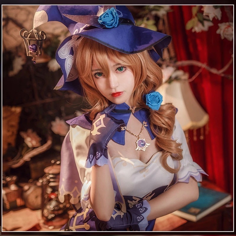 TK人気新品 最低価!格!コスプレ 衣装 コスチューム コミケ ハロウィン 衣装 原神 げんしん genshin リサ・ミンツ Lisa Minci 衣装 cosplay イベント パーティー コスチ