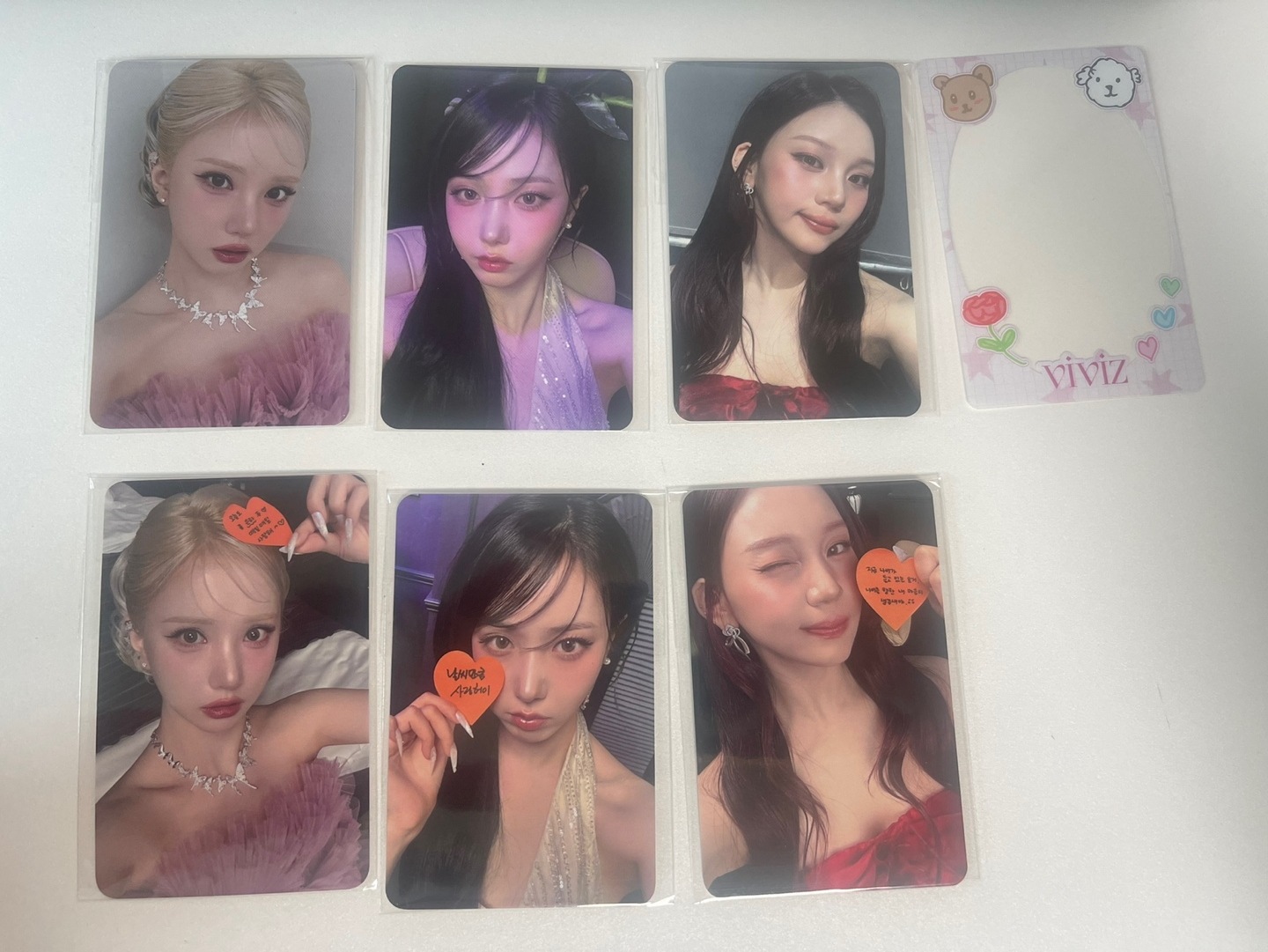 VIVIZ The 1st Album A Montage of ( ) Ktown4u_coex POP-UP STORE OFFLINE PHOTOCARD Set