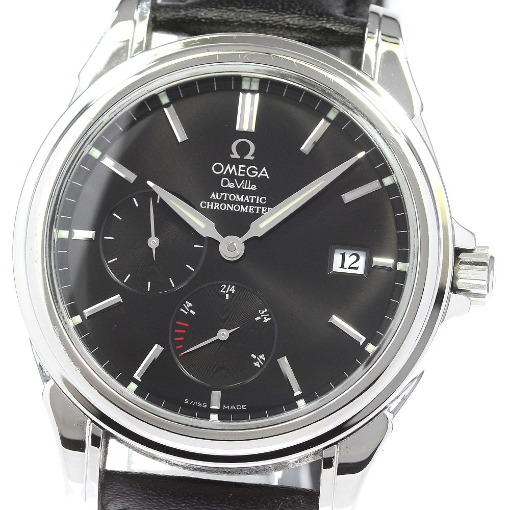 オメガ OMEGA 4832.50.31 デビル コーアクシャル パワーリザーブ 自動巻き メンズ 保証書付き_869483【中古】