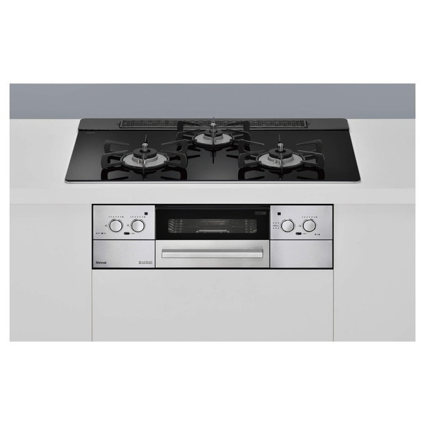 RHS71W32L1RASTW-LP ナイトブラック Lisse [ビルトインガスコンロ(プロパンガス用両側強火力幅75cm)]