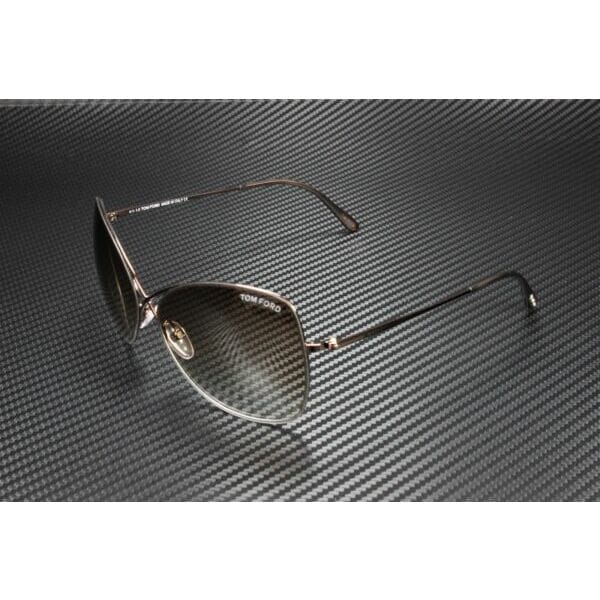 サングラス Tom FordColette FT0250 48F Shiny Dk Brown Gradient Brn 63 mm Womens Sunglasses