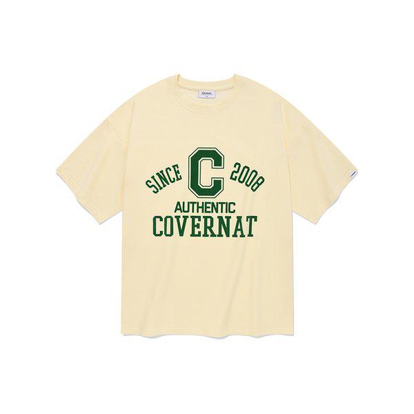[通常価格: 49,000ウォン] CロゴアーチTシャツ クリーム CO2402ST24CM