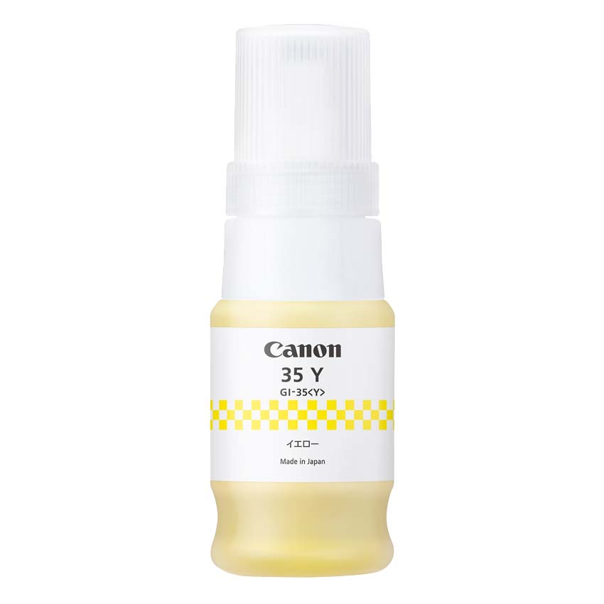 （まとめ買い）純正 インクカートリッジ イエロー GI-35Y [x3]