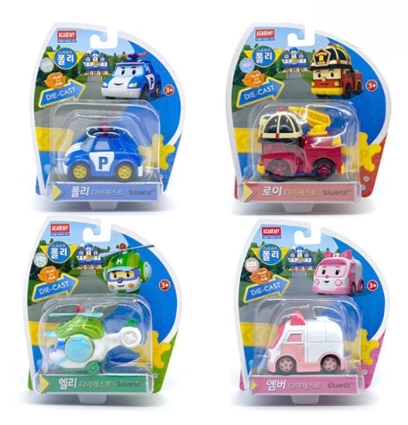 ロヴォカポリ 4種セット（ポリ,ロイ,ヘリ,ーエンバー） / ロヴォカポリ ダイカスト 18種 追加購入可能!