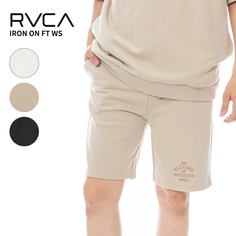 ルーカ メンズ スウェット ショートパンツ 短パン RVCA メンズ IRON ON FT WS ボトムス 男性 BF041652