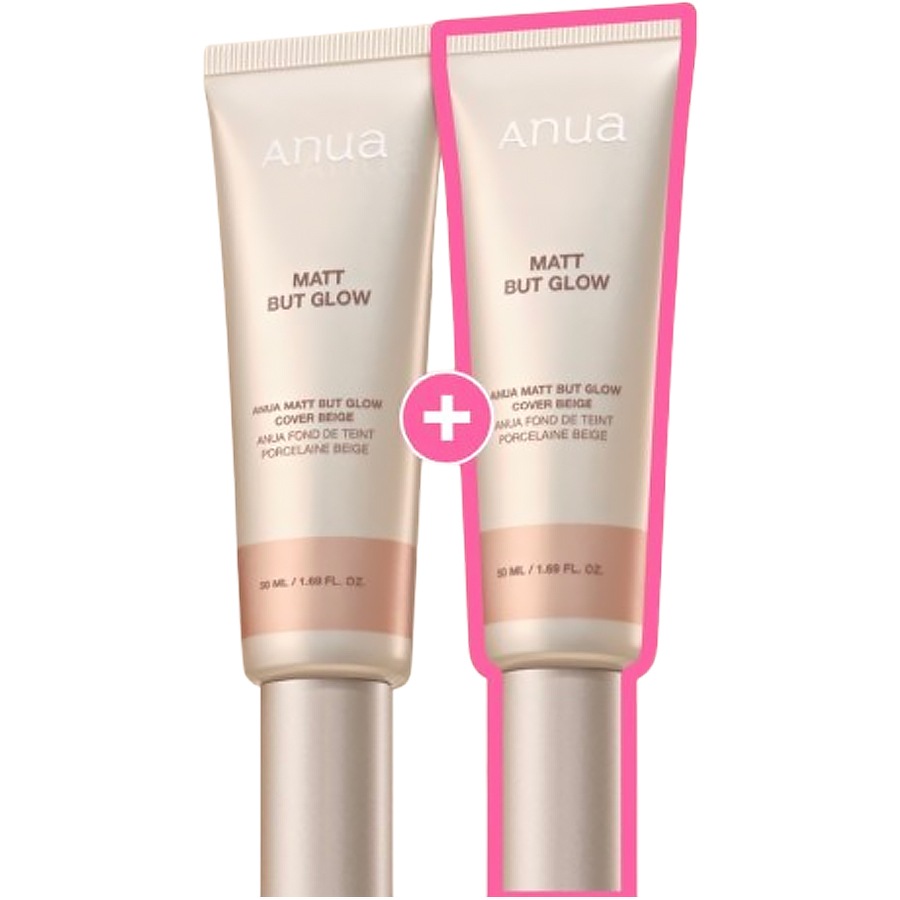 計100ml [パデフリー 日焼け止め] アノワ マットバック グロウ カバー ベージュ 50ml+50ml