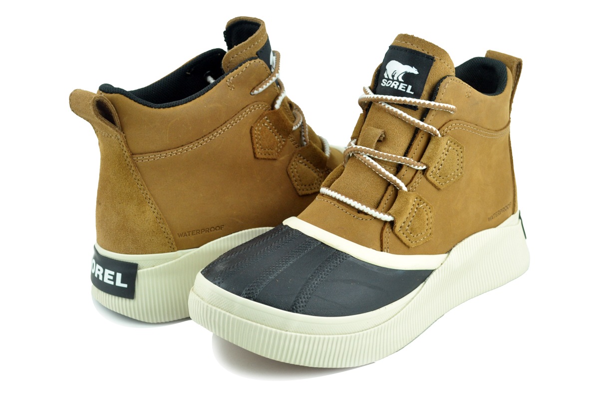 アウトアンドアバウト４クラシック　ウォータープルーフ タフィー ブラック ブラウン 防水 レディース スニーカー nl5153-243