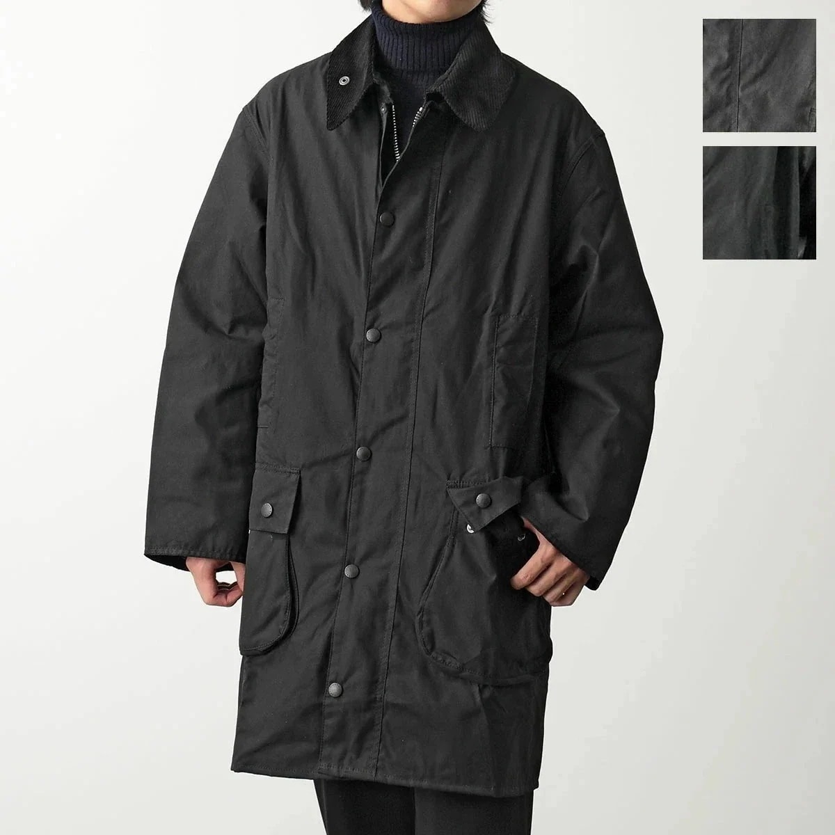 Barbour バブアー ワックスコート OS Border ボーダー MWX2089 メンズ オイルドコットン ワックス加工 ステンカラー ジャケット カラー 34,499円