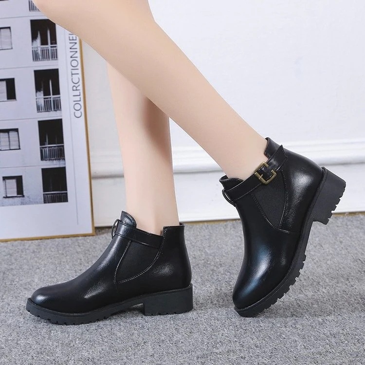 超人気ブーツレディースセールおしゃれ歩きやすい通学通勤カジュアル定番快適売れ筋シンプル楽ちん太ヒール歩きやすい