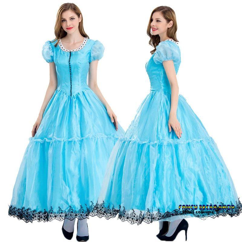 新作ハロウィングッズ ドレス コスプレ ハロウィン 衣装 プリンセスドレス お姫様 プリンセス 仮装 女王 レディース なりきり 女性用 コスプレ衣装 ロングドレス 大人 パークコーデ 上 2枚購入で