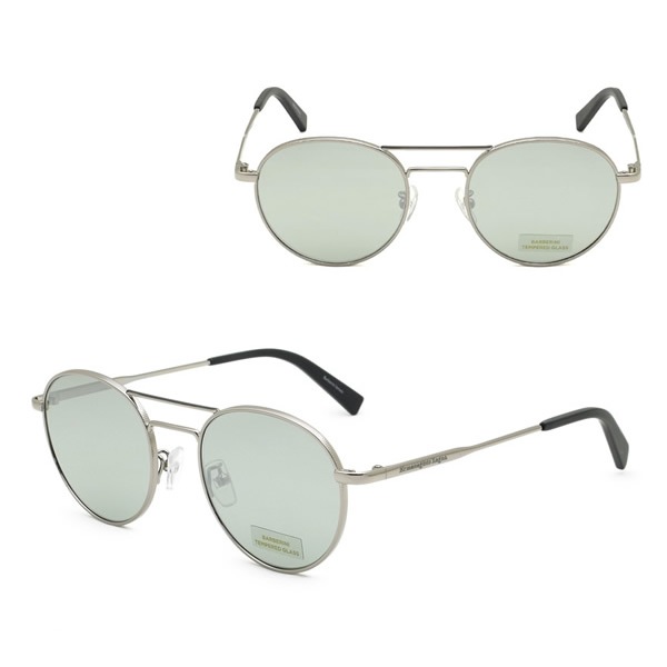 ゼニア サングラス ZEGNA EZ0089-D/S 14C 52 Ermenegildo Zegna サングラス ノーズパッド UVカット シルバー ライトグレー