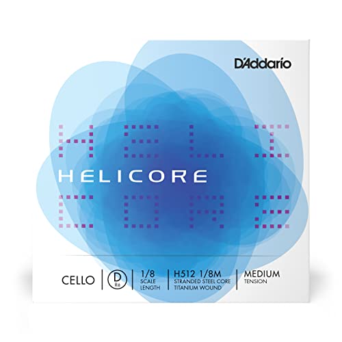 DAddario チェロ用 バラ弦 Helicore D-String H512 1/8M Medium Tension