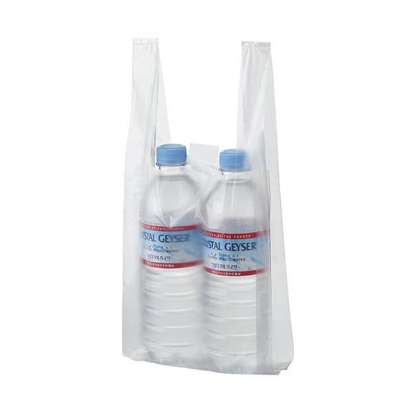 （まとめ） TANOSEE 半透明レジ袋 8号ヨコ160タテ340マチ幅90mm 1セット（1000枚：100枚10パック） 10セット