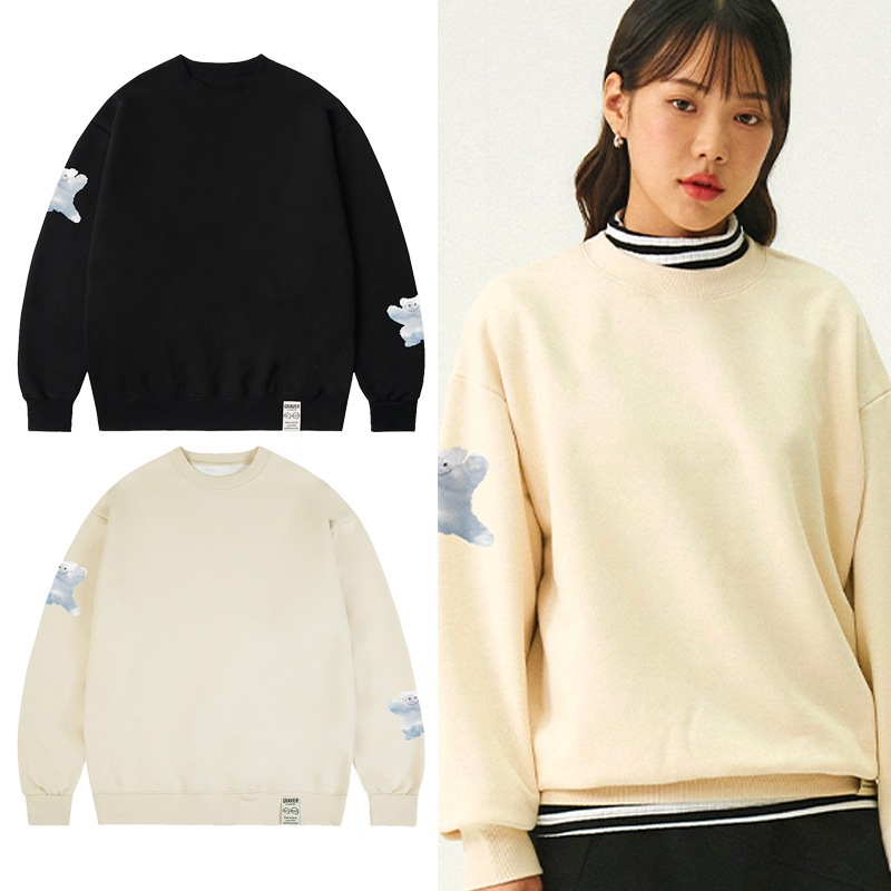 [UNISEX]Multi Bear Smile Man to Man_2color