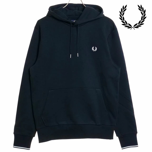 メンズ ティップド フーデッドスウェットシャツ [M2643-248 FW23] TIPPED HOODED SWEATSHIRT トップス プルオーバー パーカー NAVY 紺 ネイビー系