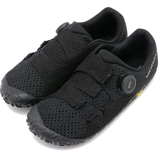 スニーカー ベイパー グローブ6 ボア [J068502] W VAPOR GLOVE 6 BOA レディース 靴 トレイルランニング ベアフットシューズ アウトドア BLACK 正規取扱店