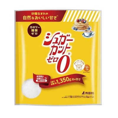 他サイト： 浅田飴 シュガーカットゼロ顆粒450G シユガカツトゼロカリユウ450Gの商品画像