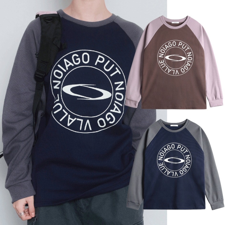 男女兼用 CIRCLE RAGLAN LONG SLEEVE (2 COLORS)
