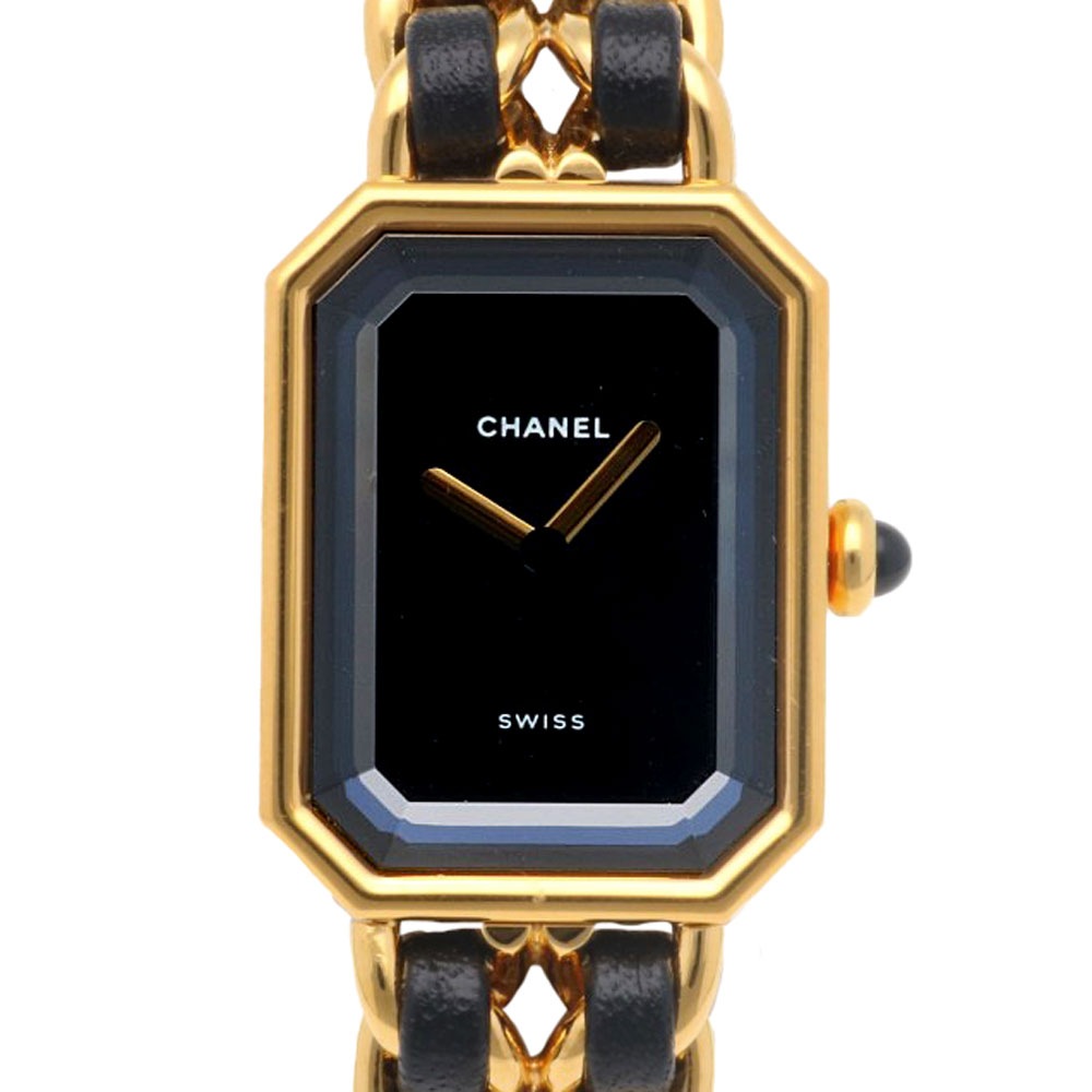 シャネル プルミエール M 腕時計 GP H0001 クオーツ 1年保証 CHANEL 中古