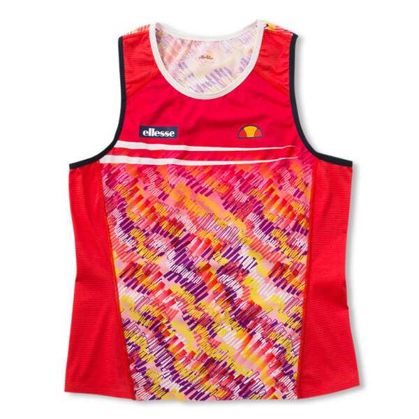 ツアークルー（レディーステニスウェア） S パッションレッド #EW09101-PR