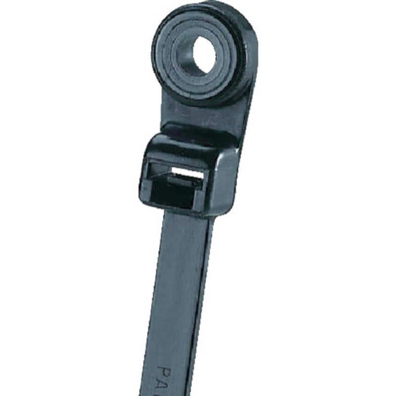 パンドウイット ネジ止めタイプナイロン結束バンド 耐候性黒 PLC3SS10C0 (1袋100本)