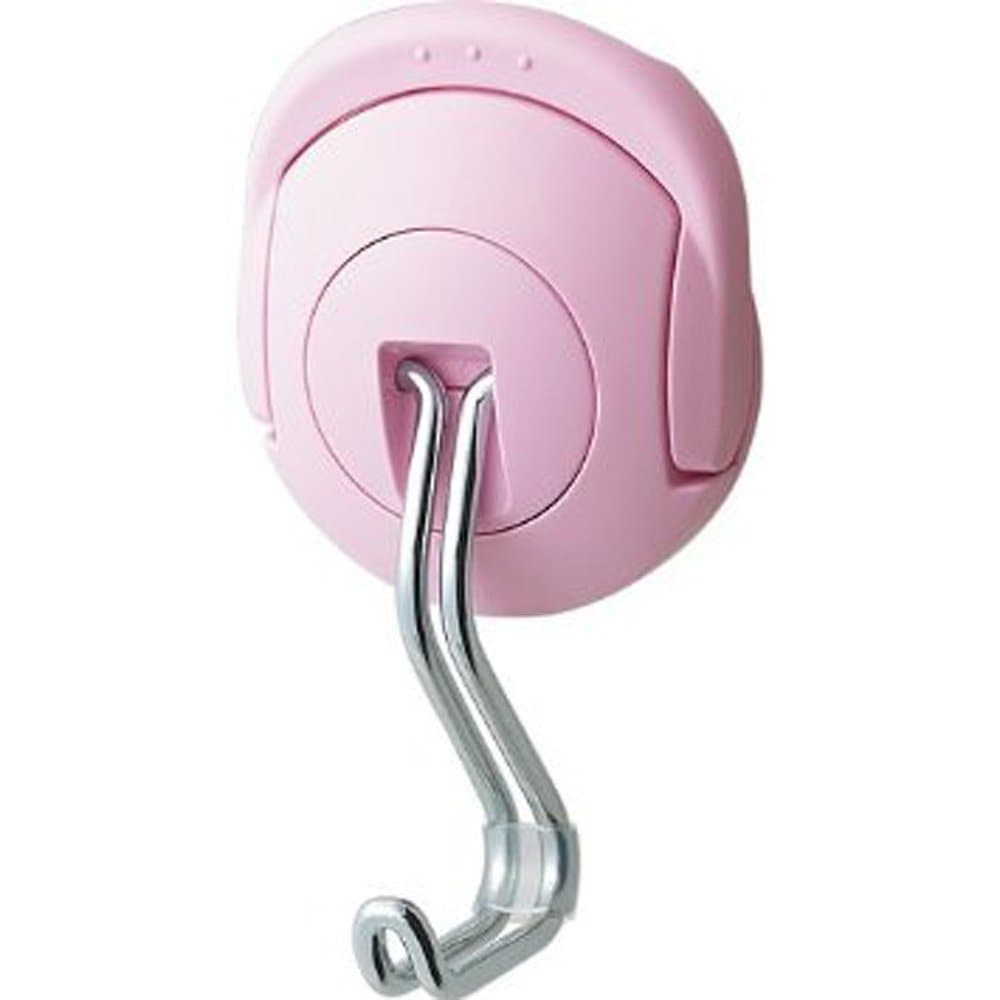 （まとめ買い）超強力 マグネットフック タフピタ ピンク 最大10kgf フク-227P [x3]