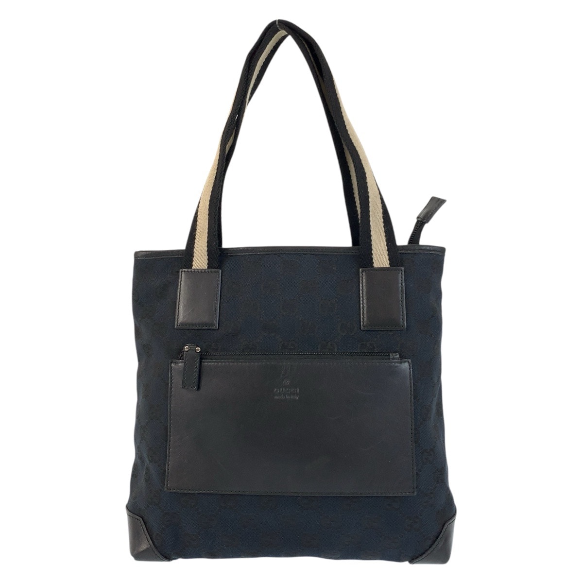 美品 シェリーライン ブラック 黒 GGキャンバス/レザー 019 0402 トートバッグ ショルダーバッグ レディース 502476