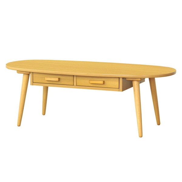 岩附 WT-34B NA 引き出し付きテーブル ナチュラル メーカー直送