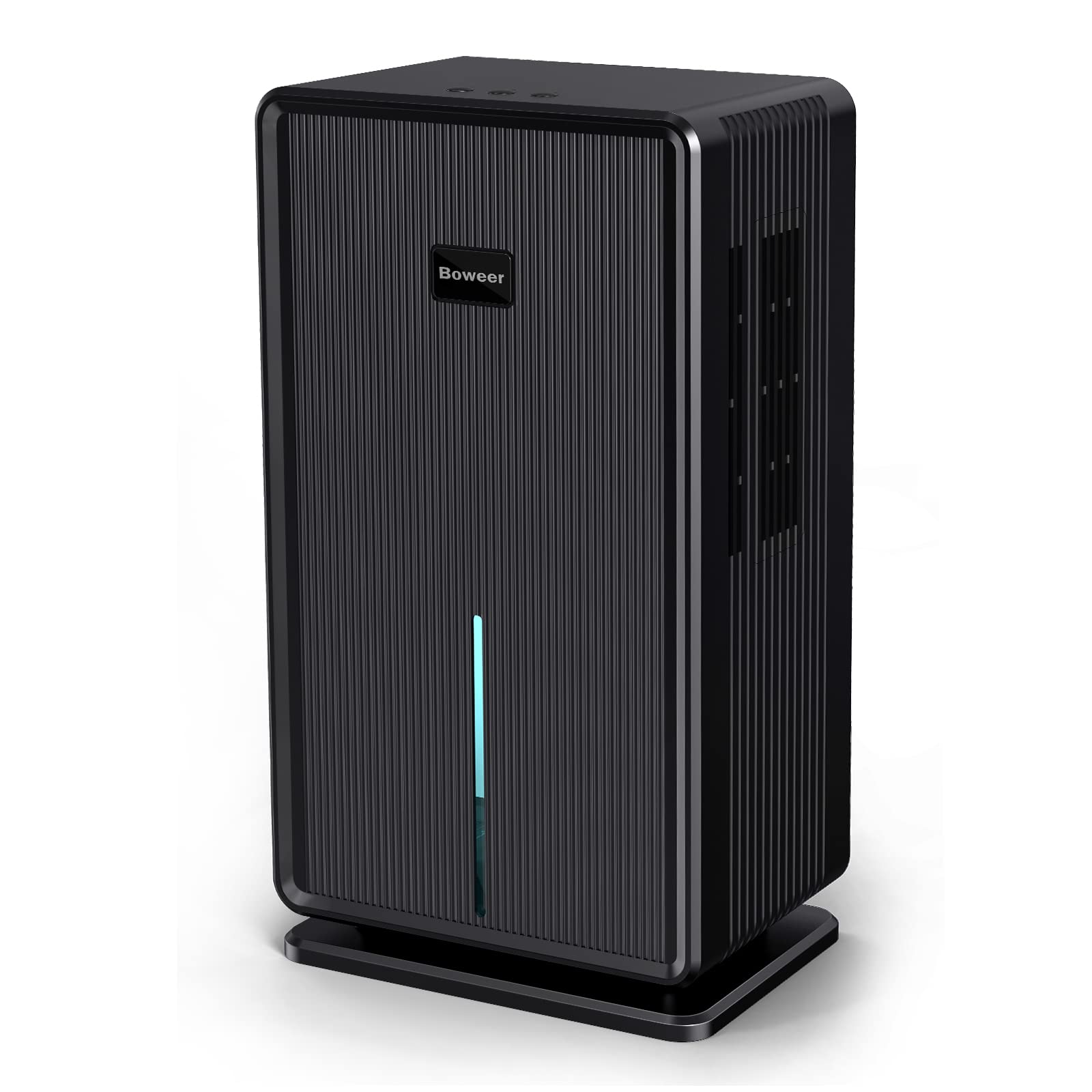 Boweer 除湿機 大容量 3L 除湿量1L/日 【鉄筋15畳 /木造７畳】 除湿器 部屋干し 湿気取り カビ 梅雨対策 小型 コンパクト 自動停止 静音 省エネ 節電 脱衣所/台所/押入れ/トイレ