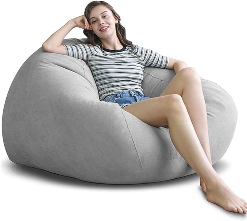 [新発売]ビーズクッション怠け者ソファ 一人掛け 座布団 柔らかい 軽量 取っ手付き 移動便利 洗濯便利 四季通用 0.3 mm-0.5 mm 極小ビーズ豆袋クッション