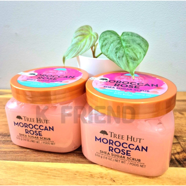 [1+1]シアシュガースクラブモロカンローズ510g x 2個 スクラブ人気 スクラブおすすめ 肌つるつる ボディケア 保湿スクラブ 角質ケア 自宅スパ 全身に使える ヒジヒザ対策