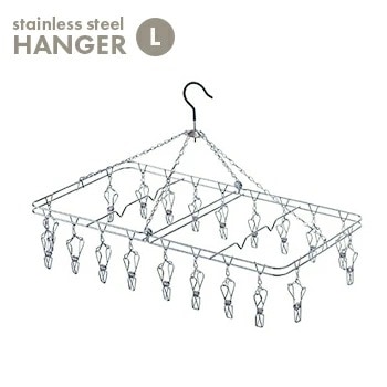 大木製作所 ステンレスハンガー l　(Ｌサイズ)　　150600382【ステンレス ピンチステンレスピンチハンガーハンガー ステンレス洗濯干し洗濯 ハンガー洗濯 ピンチ竿 ピンチ