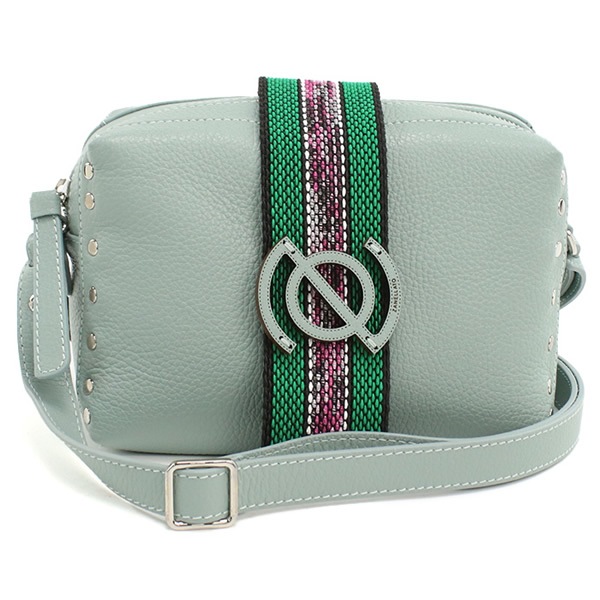 ショルダーバッグ 6819 斜め掛け グリーン TIRRENO レザー レディース