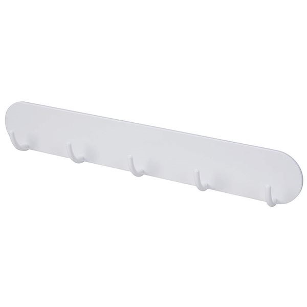 （まとめ）Mag-On マグネット5連フック ホワイト （ キッチンツールフック 壁掛け ） 64個セット