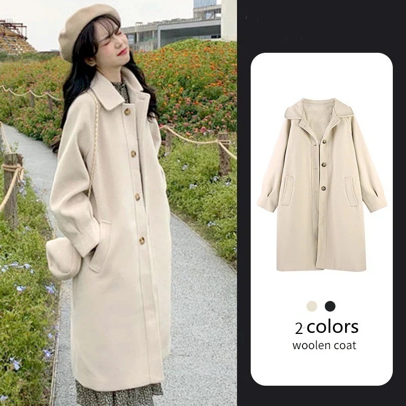 秋冬 厚手 人気アウター フリースで決まり！ロングチェスターコート ガウンコート 韓国ファッション/アウター/ク キルティングアウター 4,126円