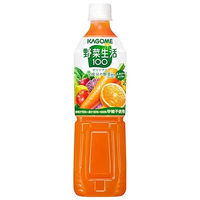 他サイト： カゴメ 野菜生活100 オリジナル 720mlペットボトル×15本(砂糖不使用 βーカロテン カリウム)の商品画像