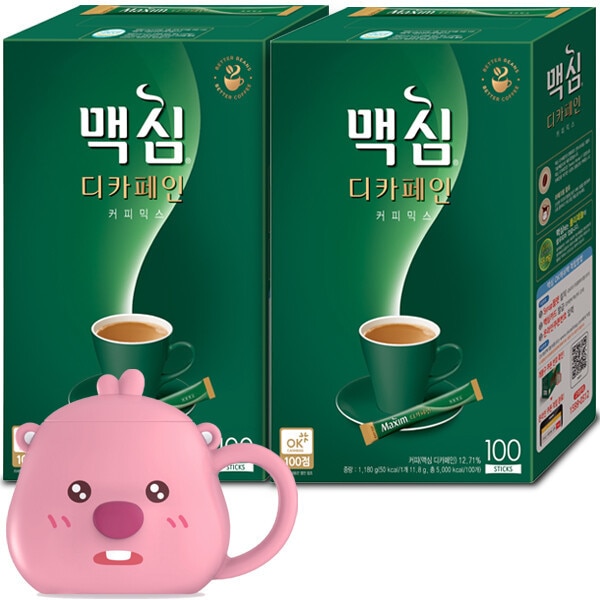 【マキシム】 デカフェコーヒーミックス 100TX2　インスタントコーヒー　韓国コーヒー