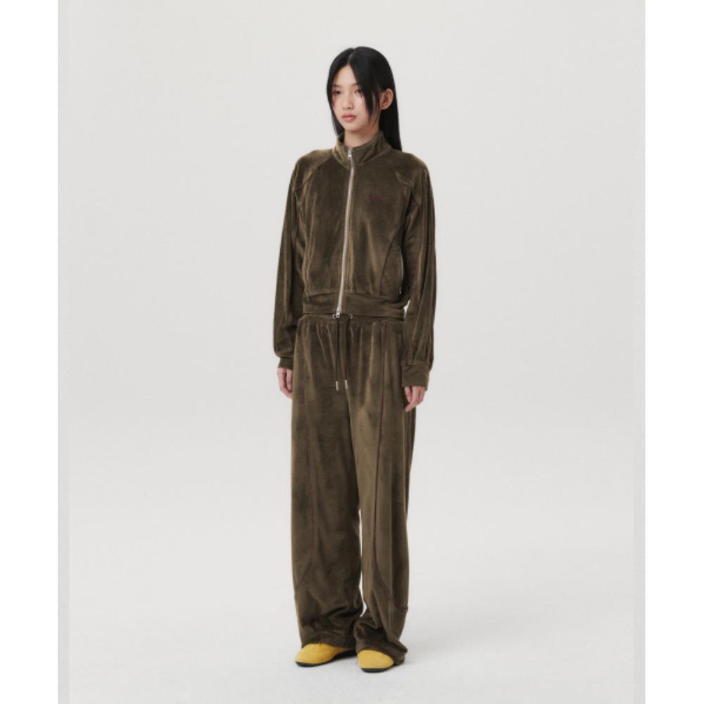 ★AMES-WORLDWIDE★VELOUR TRACK PANTS KHAKI★正規品/直送料込 Qoo10 AMES-WORLDWIDE VELOUR TRACK PAN 無地
