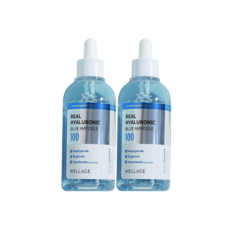 [大容量150ml] リアル ヒアルロニック ブルー100 アンプル 75ml 1 + 1 企画