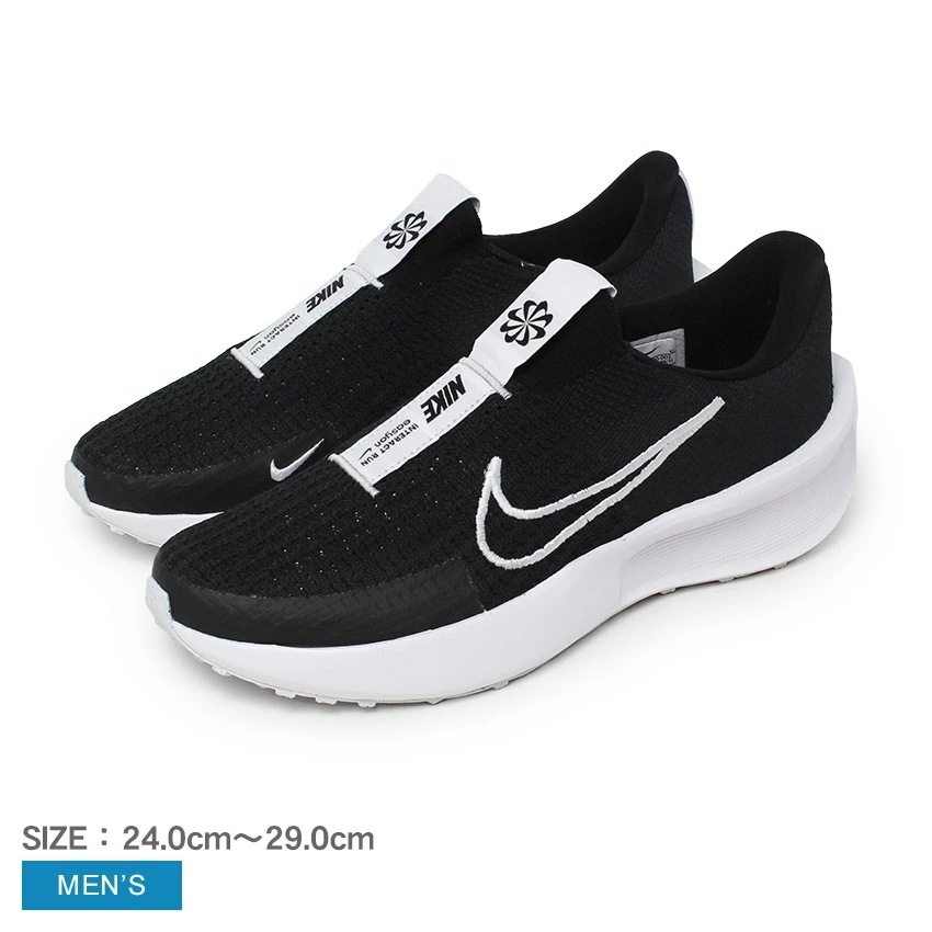 インタラクト ラン イージー オン FV5590 メンズ 靴 ランニング トレーニング ジム ジョギング 運動靴 ローカット ブランド スポーツ 軽量 ブラック スニーカー シューズ