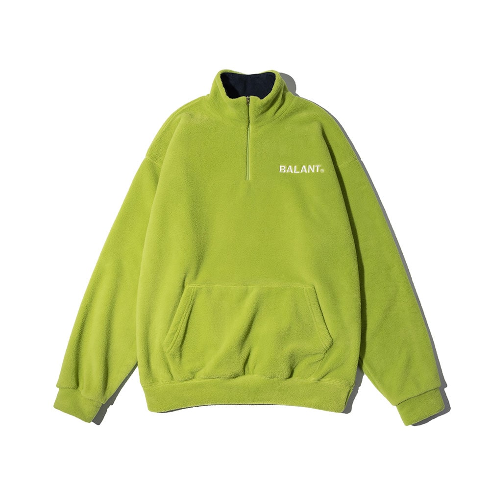 希望と情熱のハーフジップTシャツ（グリーン）