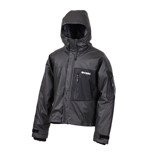 双進 防寒服アウター 7783 RBB フィッシャーマンWDジャケットII チャコール L