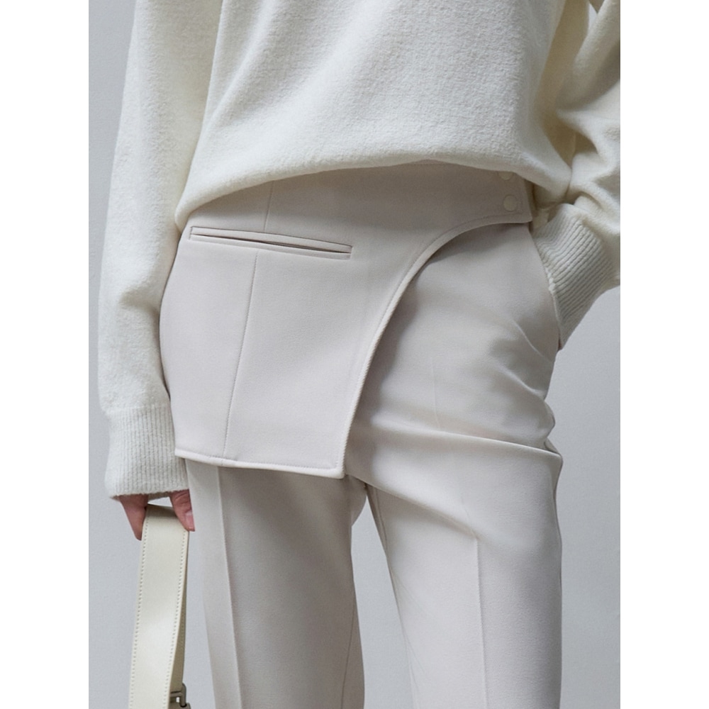 ウイースナップポケットベルトクリームベージュ OU1281