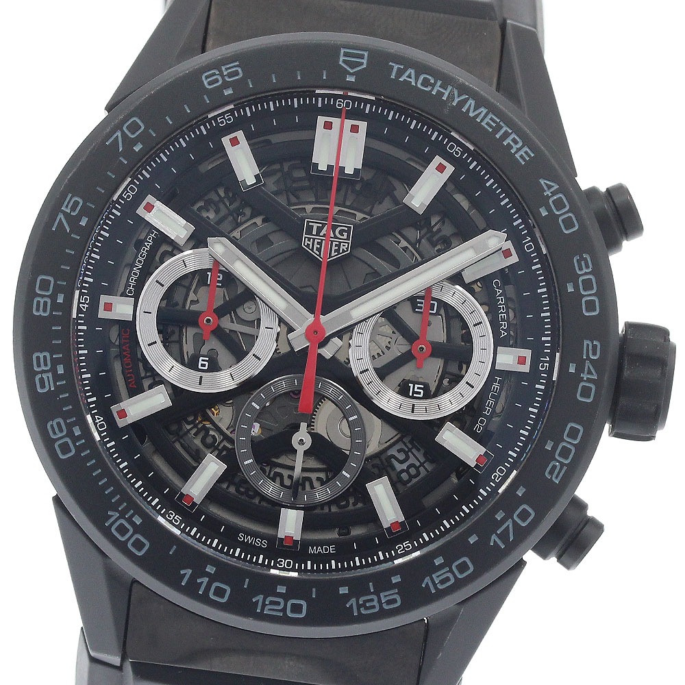 タグホイヤー TAG HEUER CBG2A90 カレラ キャリバー ホイヤー02クロノグラフ 自動巻き メンズ 良品 箱・保証書付き_952025【中古】