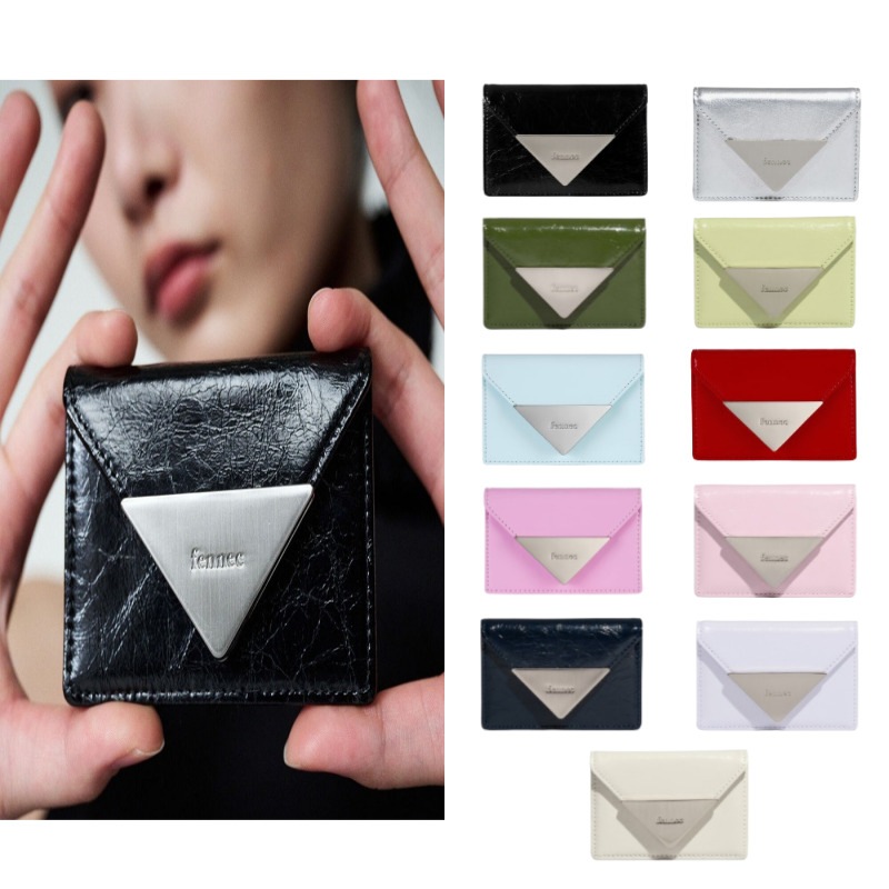 CRINKLE TRIANGLE ACCORDION POCKET 折りたたみミニ財布 / ポーチ (11カラー)