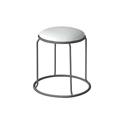 レザー リンクスツール ホワイト（ビニールレザー）/ブラック LLS-1