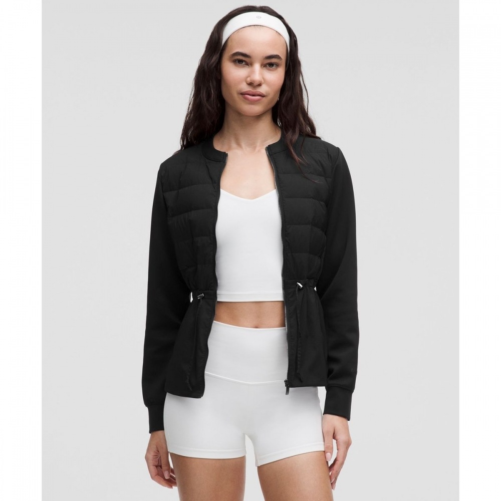 ダウンフィルシンチウエストジャケット-BLK